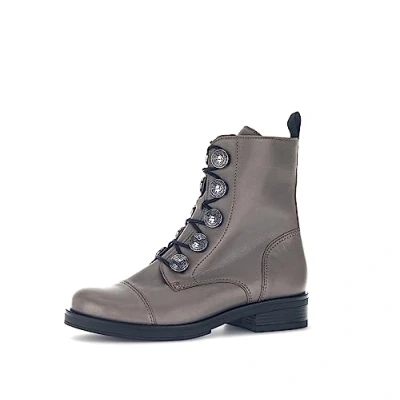 Image of Gabor Button Detailed Biker Boot Lady 31.796 5 TAUPE