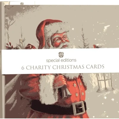 Image of Pack of 6 Father Christmas Charity Cards Multiple Charities 559140