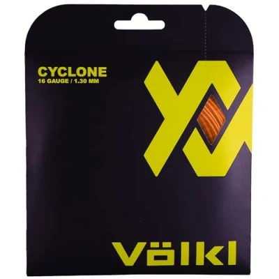 Image of Volkl Cyclone Tennis String Set, Gauge 1.30mm, Color Orange