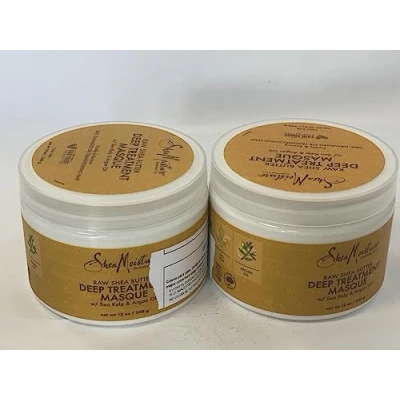 Image of Shea Moisture Raw Butter Deep Treatment Masque 326ml x2