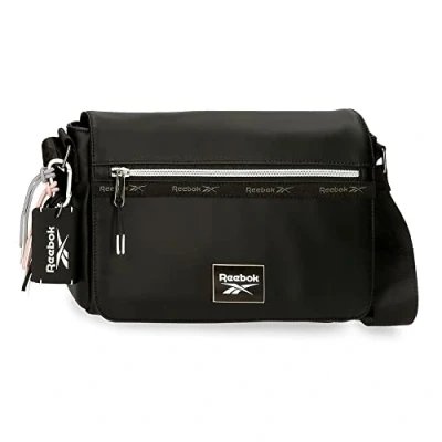 Image of Reebok Tina Small Crossbody Bag Black 11x17,5x2,5 cms Synthetic Leather