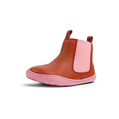 Image of Camper Unisex Baby Peu Cami First Walkers K900348 Chelsea Boot, Red 002, 7.5 UK Child