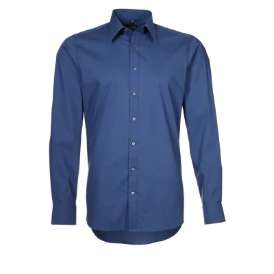Image of Olymp Level Five 5 BODY FIT Formal shirt, Men&#039;s, Size: 15, Rauchblau