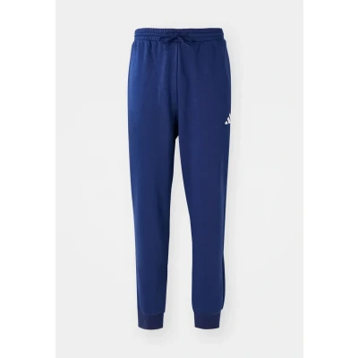 Image of adidas Men&#039;s Essentials FEELCOZY Fleece Pant, Dark Blue/White, XS