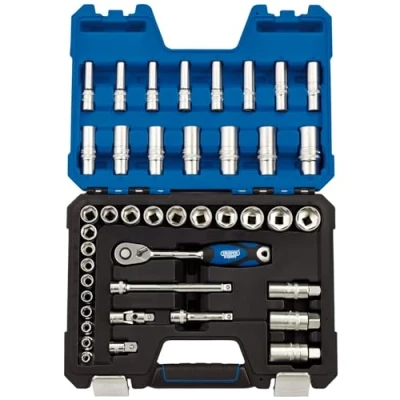 Image of Draper Metric Socket Set, 3/8&quot; Sq. Dr. (42 Piece)