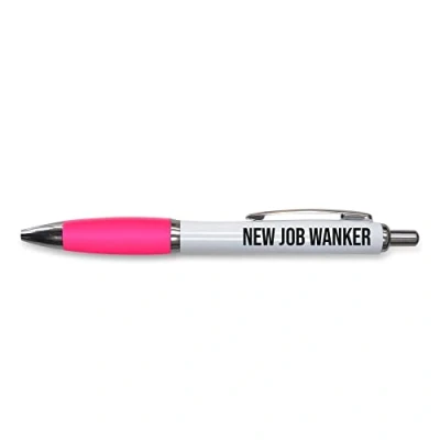 Image of Tongue in Peach Funny Novelty Push Pen Gift Ballpoint Pens Work Colleague Leaving Present New Job W Joke Stationary YELLOW PP64