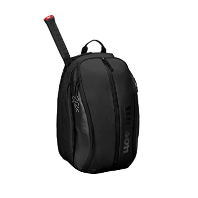 Image of WILSON Kids&#039; Rf DNA Tennis Bags, Black, Holds up to 2 Rackets