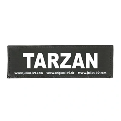Image of Interchangeable Patches, 1 pair, TARZAN, Size: Small, Black