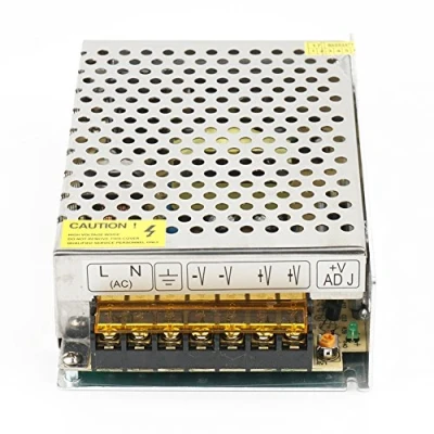 Image of 12V 10A DC Universal Regulated Switching Power Supply Converter, 120W Adapter Transformers for LED Strip Light,Radio, Computer Project,Video Surveillance,Probe Signal Lamp