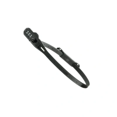 Image of Hiplok Z LOK COMBO Bike Lock/Motorbike Helmet Lock Black. 3 Digit Code. Steel Core &amp; 45cm Locking Length. Optional Bracket