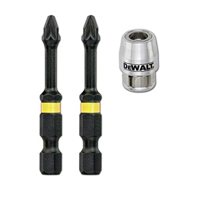 Image of DEWALT DEWDT70535T Impact Torsion 3 x PZ2 50mm and Magnetic Screwlock Sleeve (DT70535T QZ)