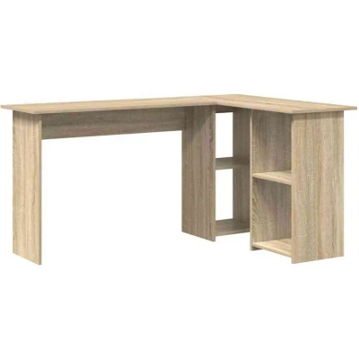 Image of vidaXL Sonoma oak Computer Desk Particle board Standard