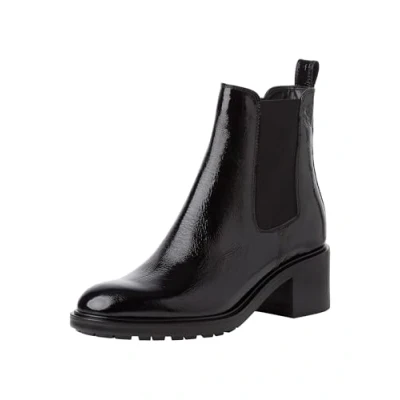 Image of Tamaris Women&#039; 1 25016 43 Chelsea Boot, Black (Black Patent), 3.5 UK