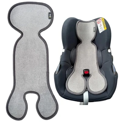 Image of HECKBO Baby seat pad Summer Anti Sweat for pram Group 0 Children mat Girl boy Grey