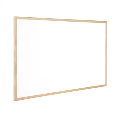 Image of Q Connect Wooden Frame Whiteboard 600x400mm Ref KF03570
