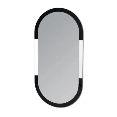 Image of Showerdrape Putney Arched Oval Wall Mounted 80 x 40cm Bathroom Mirror