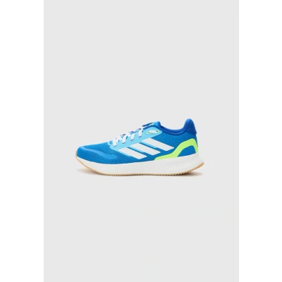 Image of adidas Runfalcon 5 Shoes Kids Running, Bright Royal/FTWR White/Lucid Lemon, 3 UK Child
