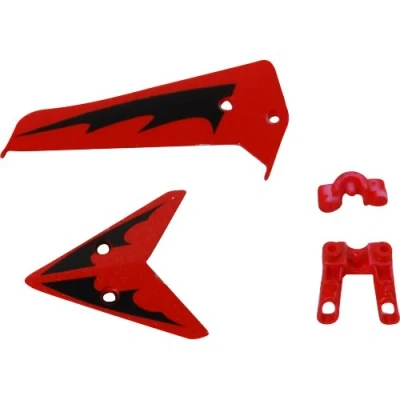 Image of Syma S107G Helicopter Red Tail Fin 03