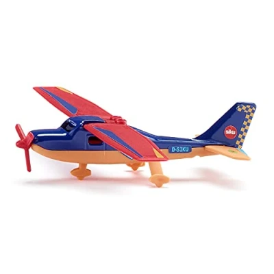 Image of siku 1101, Sports aircraft, Metal/Plastic, Multicolour, Rotating propeller, Retractable wings