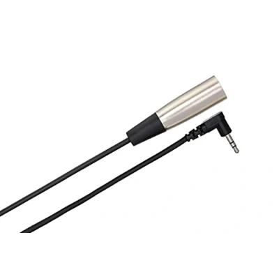 Image of HosaTech XVM 110F 10ft XLR3F to Right Angle 3.5mm TRS Microphone Cable