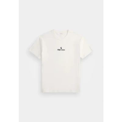 Image of POLO RALPH LAUREN T shirt AJUSTE EN COTON CENTER men&#039;s in White