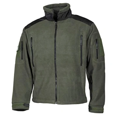 Image of MFH Men&#039;s Heavy Strike Fleece Jacket OD Green size XL