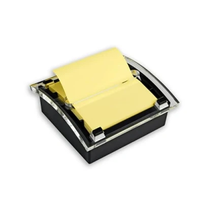 Image of Post It Pop Up Notes Dispenser for 3 x Inch Notes, Black Dispenser, 50 Sheets
