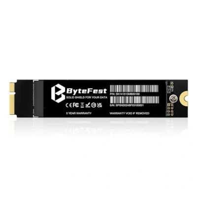 Image of ByteFest 1TB SSD Replacement for Apple MacBook Air Mid 2012 A1465 (EMC 2558) A1466 2559) (MacOS Pre Installed)