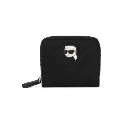 Image of Karl Lagerfeld K Iconik 2.0 women&#039;s Purse wallet in Black