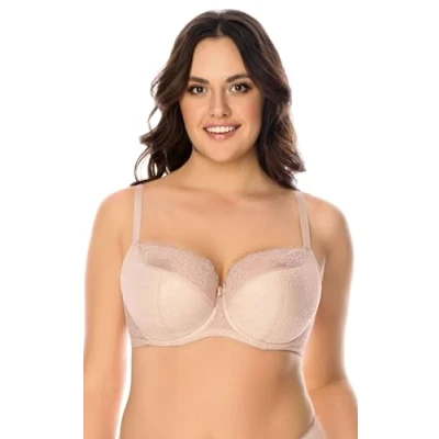 Image of Vivisence Beautiful Comfortable Non Padded Bra 1050, Beige,36FF