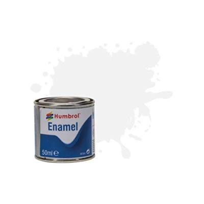 Image of Humbrol AQ0034 Enamel Tinlet No 34 Matt White