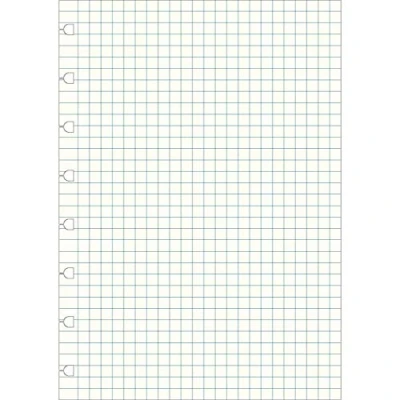 Image of Filofax A5 Squared Notes for Refillable Notebook White
