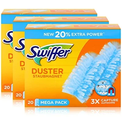 Image of Swiffer Dust Wipes Refill Pack, 3 Pack (3 x 20 Wipes)