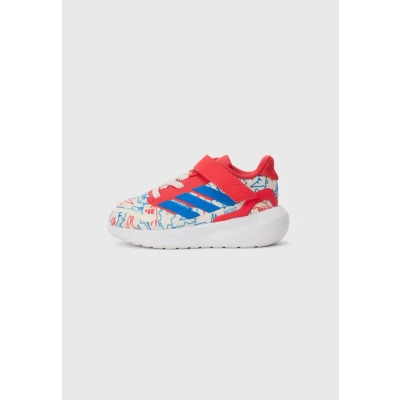 Image of adidas Performance Runfalcon DINO Trainers for kids, Size: 5K, Off white/bright royal/semi lucid red shoes