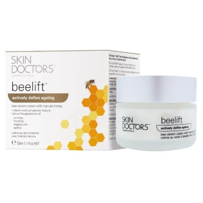 Image of Skin Doctors Beelift, Award Winning Anti Ageing Skincare Treatment Cream with Bee Venom, Manuka Honey &amp; Royal Jelly. Reduces Signs Of Ageing, Collagen Boosting and Paraben Free. 50ml