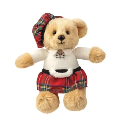 Image of Aurora, 60321, Scottish Souvenir Teddy Bear, 8In, Soft Toy, Multi Colour