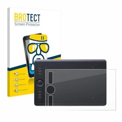 Image of brotect Glass Screen Protector Film compatible with Wacom Intuos Pro M (2017) Foil 9H Protection [Scratch Resistant, High Clarity]