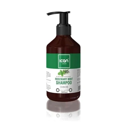 Image of ican London Rosemary Mint Strengthening Hair Shampoo 300ml