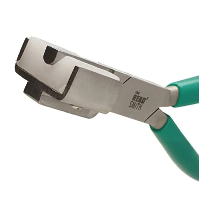 Image of The Beadsmith Bow Closing Pliers Nylon Jaw Ring Bending Tool 5.5 Inches (140mm) Used for and Adjusting Pendant Bow, Rings, &amp; Loops