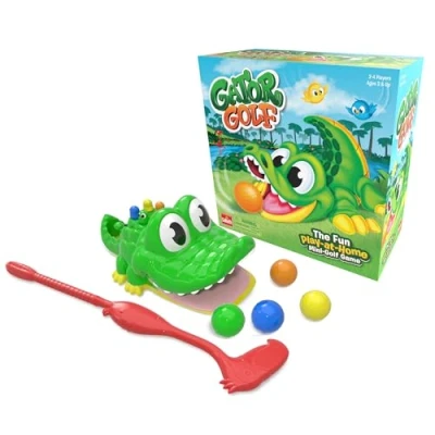 Image of Gator Golf: The Fun Play at Home Mini Golf Game Kids Interactive Action For 2 4 Players Ages 3+