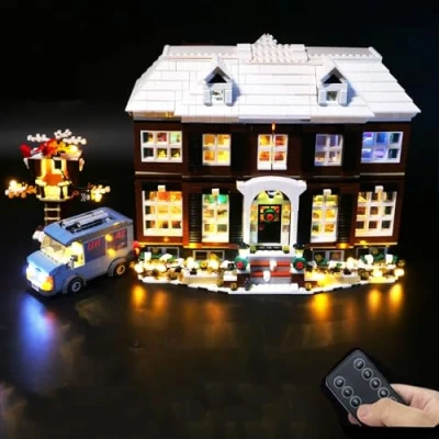 Image of LED Light Set Remote Control Version, Compatible with Lego 21330 Home Alone Building Blocks Model, Not Included B