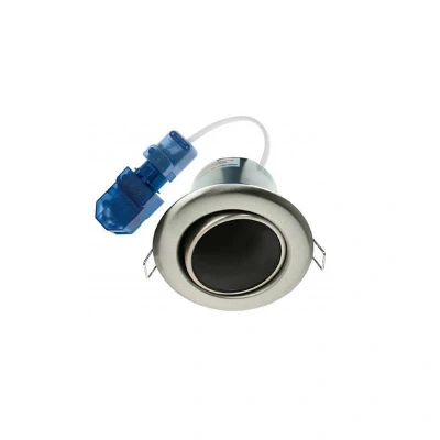 Image of Click FlameGuard Downlight Satin Tilt GU10