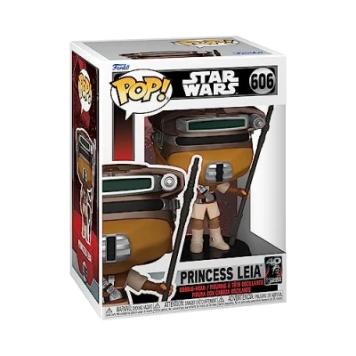 Image of Funko POP! Star Wars: RotJ 40th Leia (Boushh) Collectable Vinyl Figure Gift Idea Official Merchandise Toys for Kids &amp; Adults Movies Fans Model Collectors and Display