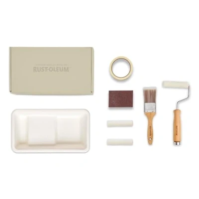 Image of Rust Oleum Ready to Roll Eco Paint Kit (Small) Matt Furniture Fresh Greens