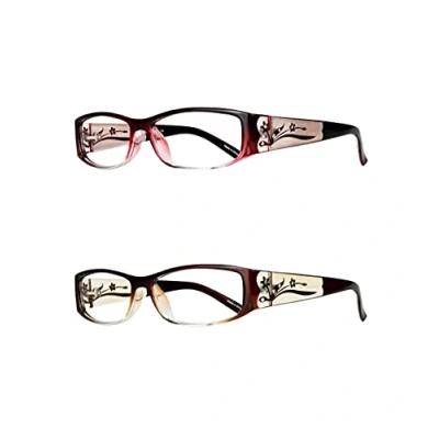 Image of EYEBOGO Kaylee Stylish Reading Glasses for Women (2 Pack, 3.25)