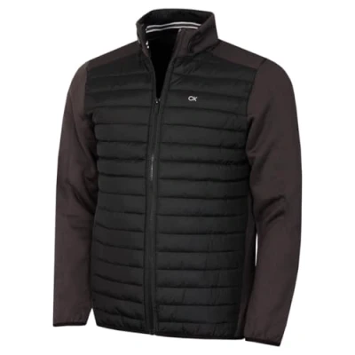 Image of Calvin Klein Mens Hybrid Jacket Storm/Black M