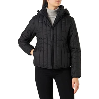 Image of G STAR RAW Women&#039;s Meefic Vertical Quilted Jacket, black (dk D22241 B958 6484), XL