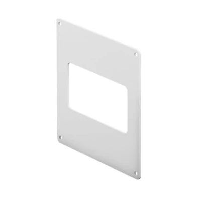 Image of Rectangular Channel Wall Plate 75mm x 150mm Ducting Cover Duct Collar Tube Flange KP75 27