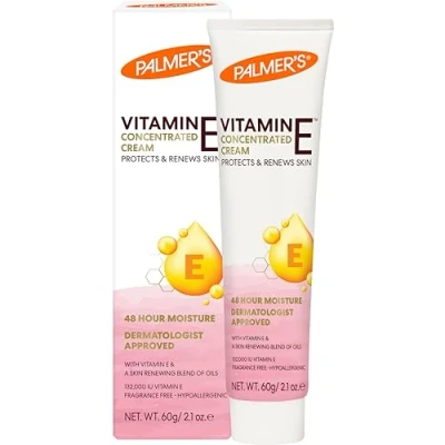 Image of Palmers Natural Vitamin E Concentrated Cream for Unisex 2.1 oz Cream, White