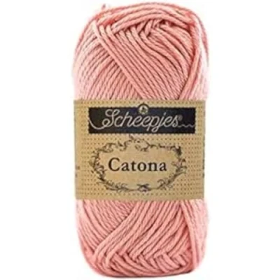 Image of Scheepjes Catona 408 Old Rose Yarn 1x25g
